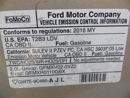 2016 Ford Focus SE Gold 2.0L AT #F24560